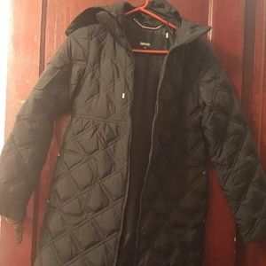 DKNY puffer coat. Size XS